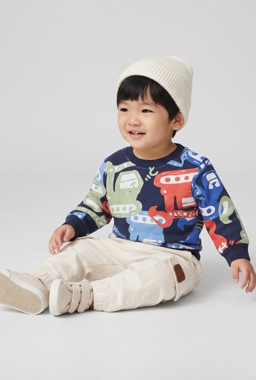 FAME FOREVER Boys Graphic Print Sweatshirt