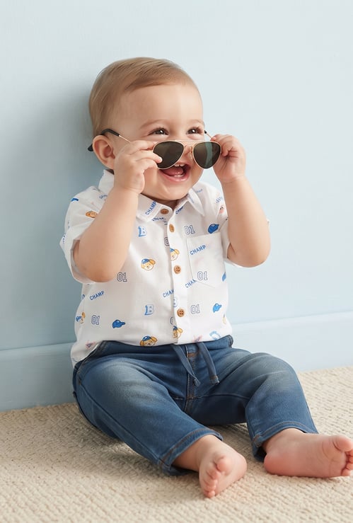 Boys Printed Full Sleeve Shirt