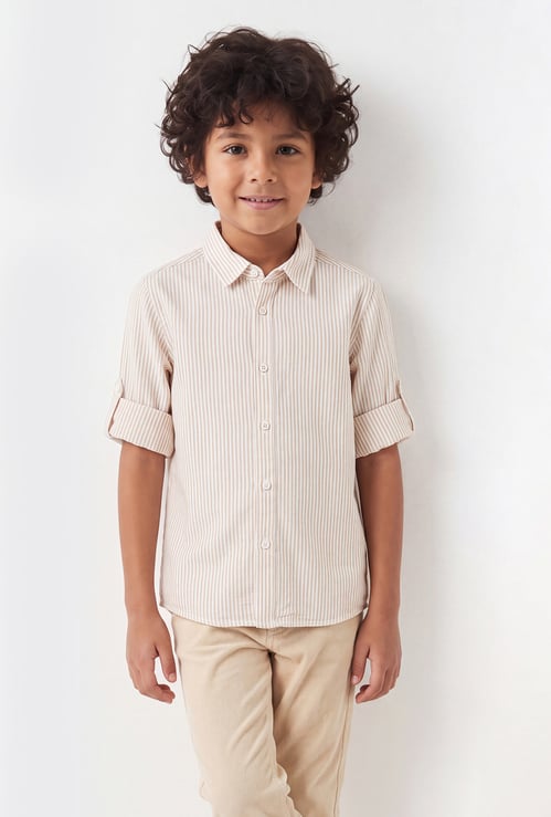 FAME FOREVER Boys Striped Shirt