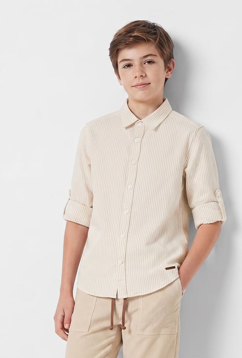 FAME FOREVER Boys Striped Shirt