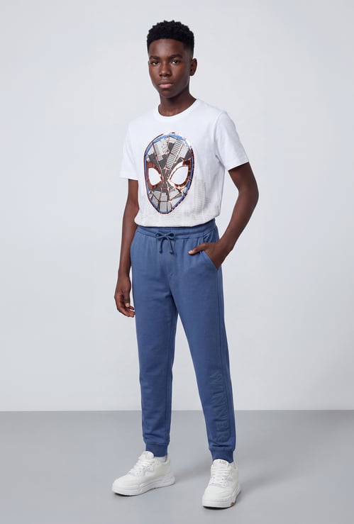 FAME FOREVER Boys Typographic Print Track Pants