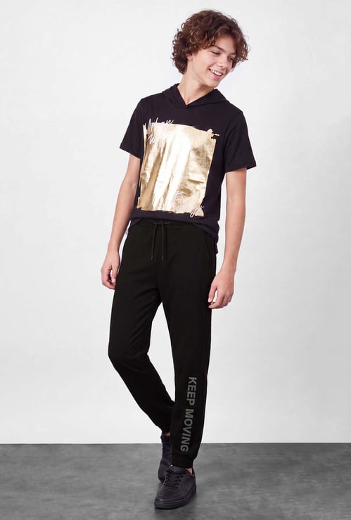 FAME FOREVER Boys Graphic Print Joggers