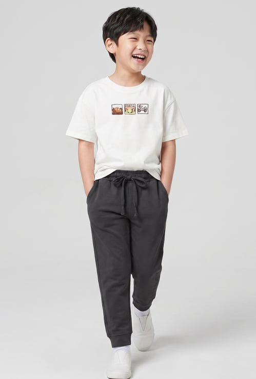 FAME FOREVER Boys Solid Track Pants