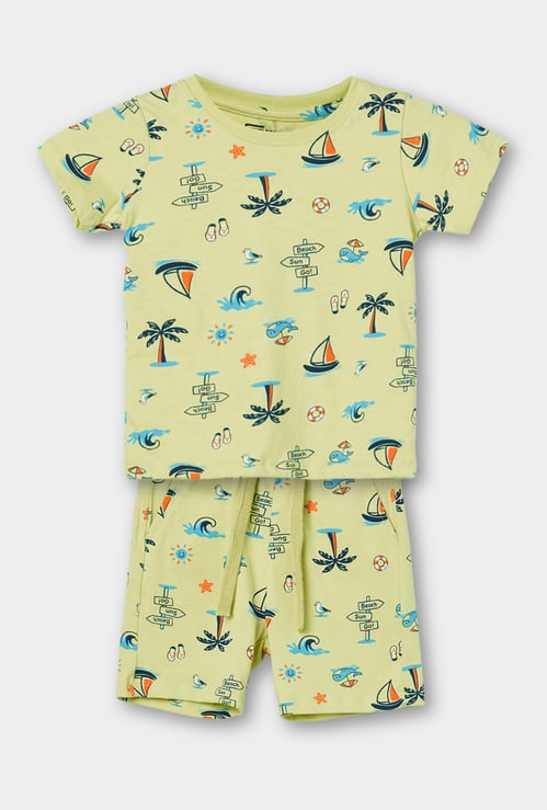 FAME FOREVER Boys Graphic Print Coordinate Set