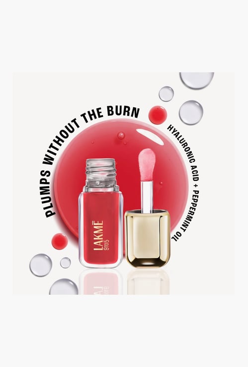 LAKME 9to5 HyaGloss Powerplump Lip Oil - Bosslady Brick - 4.2ml