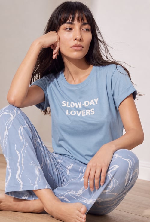GINGER Printed Lounge T-shirt