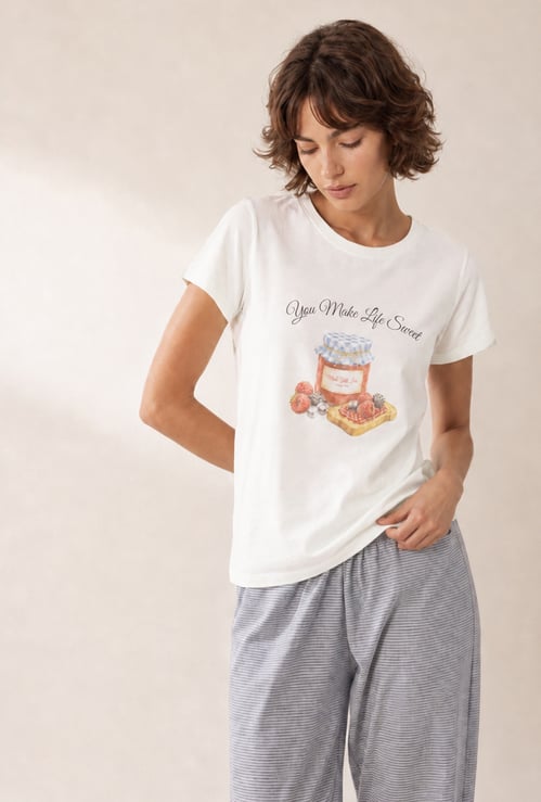 GINGER Printed Lounge T-shirt
