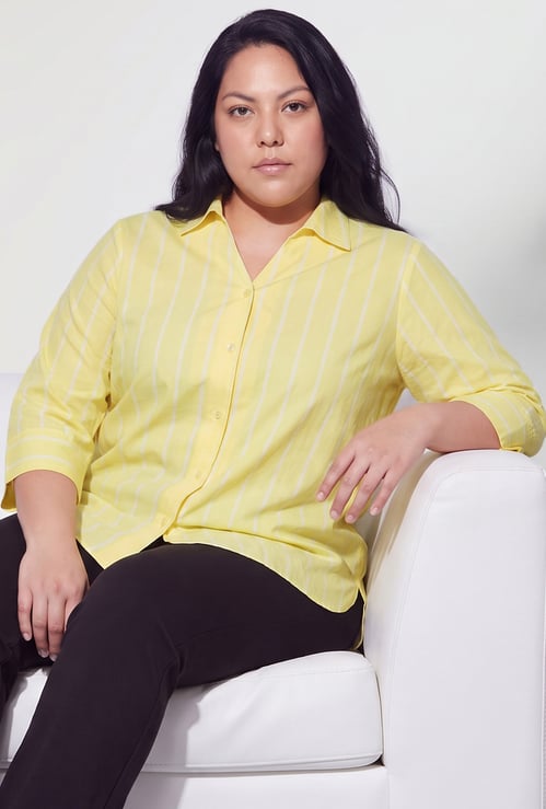 NEXUS Striped Button-Down Shirt