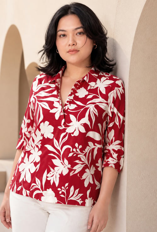 NEXUS Floral Print Shirt