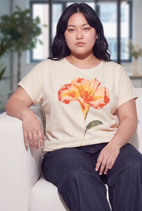 NEXUS Floral Print T-shirt