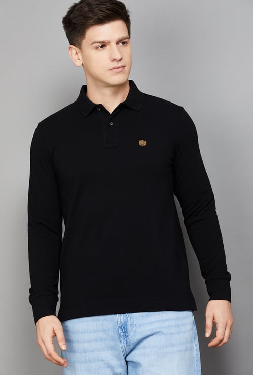 FAHRENHEIT Solid Regular Polo T-shirt