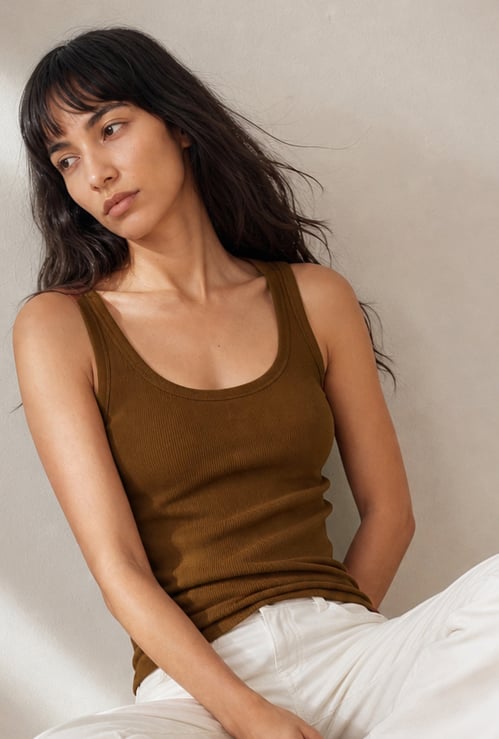 GINGER Solid Tank Top