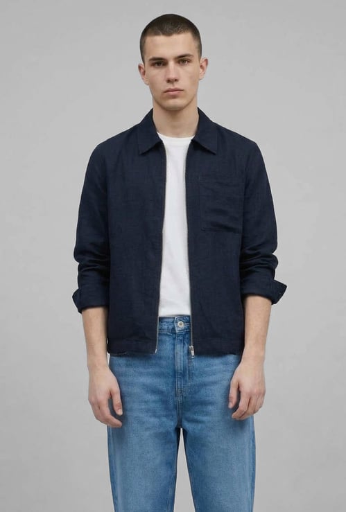 CELIO Solid Casual Jacket
