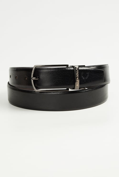 ALLEN SOLLY Solid Leather Belt