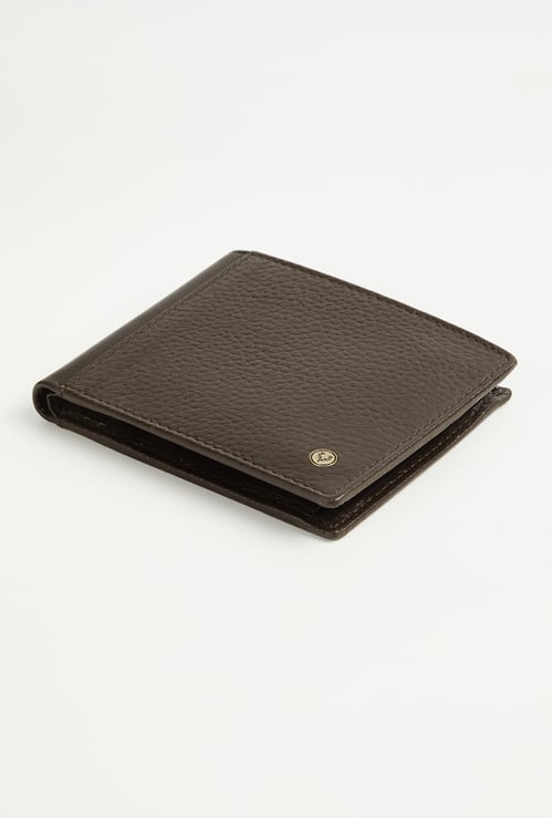 ALLEN SOLLY Textured Bi-Fold Wallet