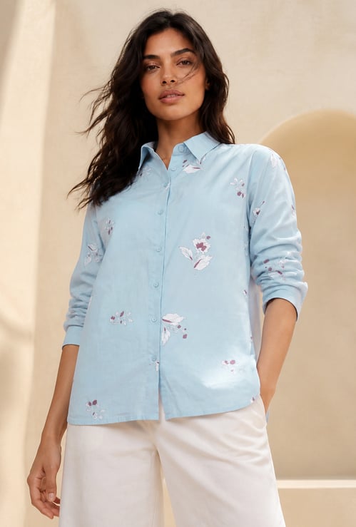 COLOUR ME Floral Print Shirt