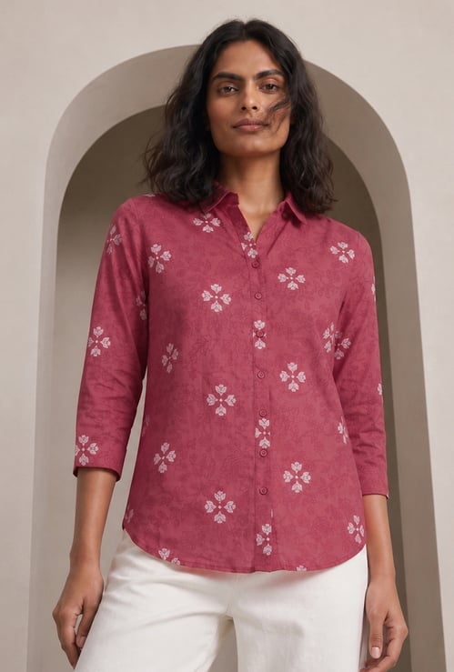 COLOUR ME Floral Print Shirt