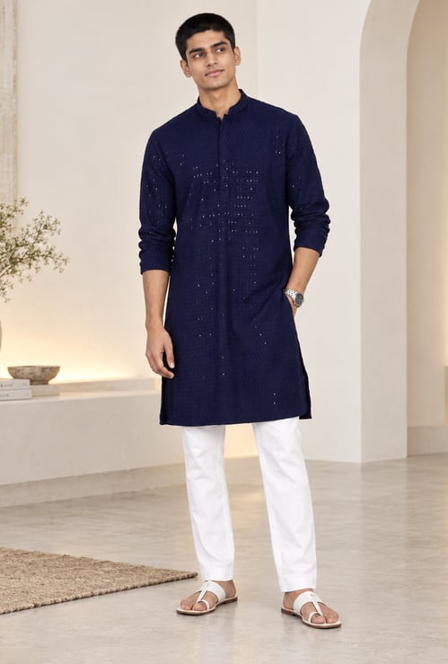 MELANGE Embellished Straight Kurta
