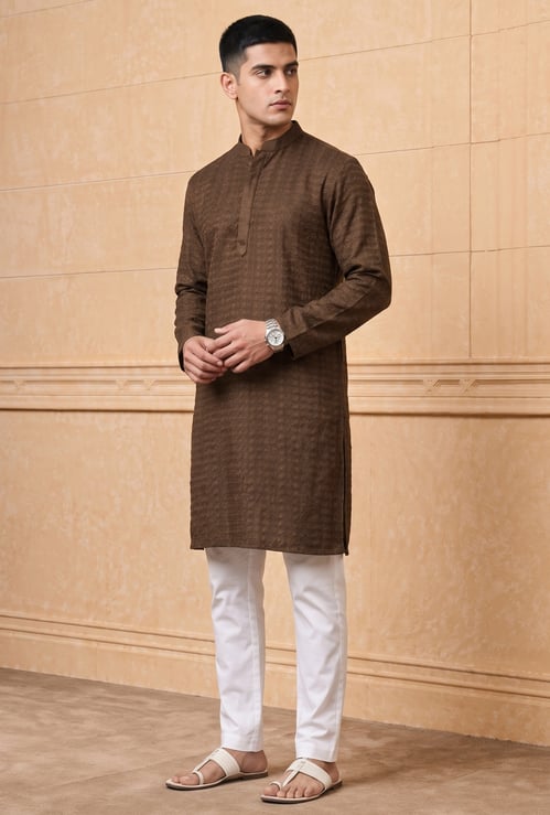 MELANGE Embroidered Short Kurta