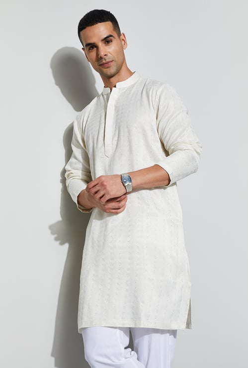 MELANGE Embroidered Short Kurta