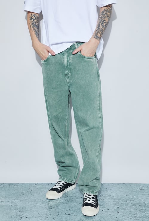FORCA Washed Loose Fit Jeans