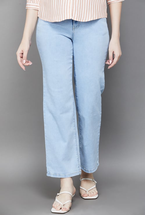 KRAUS Washed Straight Fit Jeans