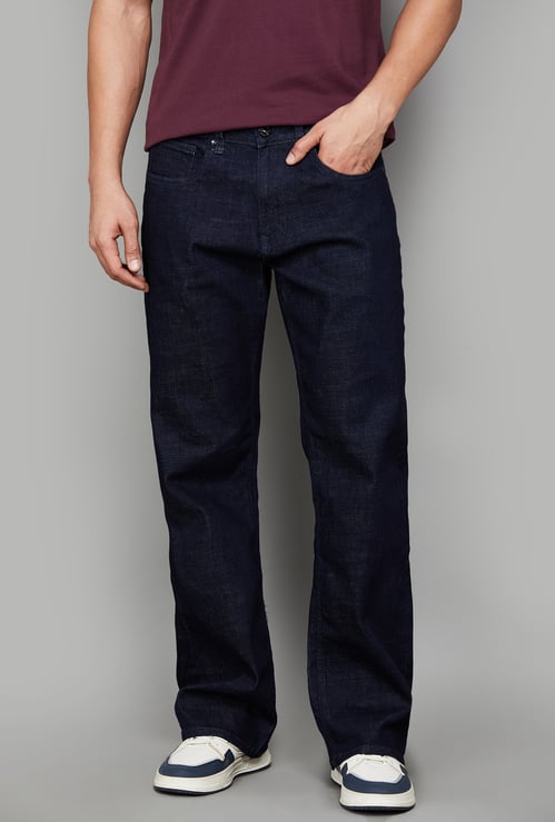 JACK & JONES Dark Wash Cliff Jeans (Bootcut)