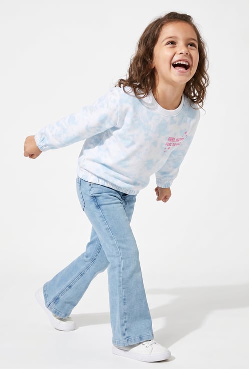 FAME FOREVER Girls Printed Sweatshirt