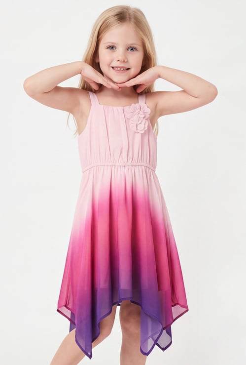 FAME FOREVER Girls Embellished Fit & Flare Dress