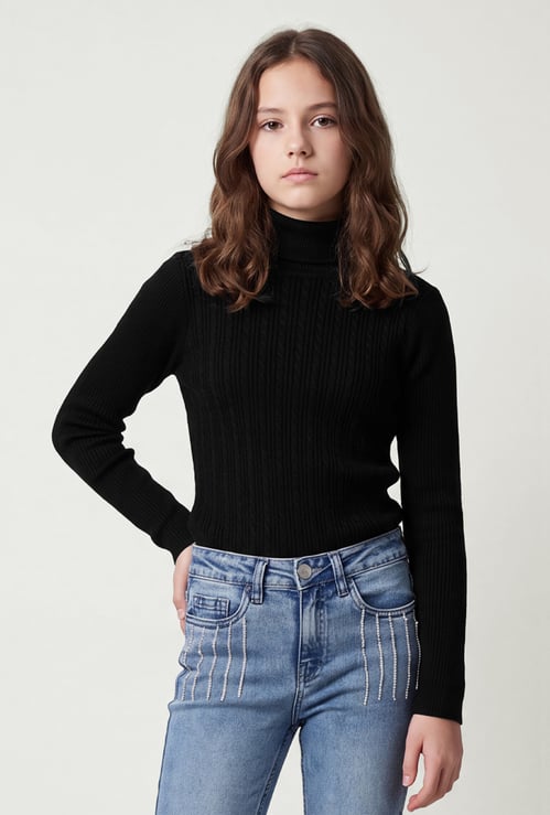 FAME FOREVER Girls Knitted Sweater