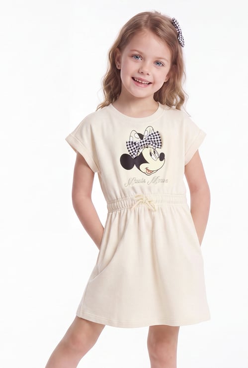 FAME FOREVER Girls Minnie Mouse Printed Dress