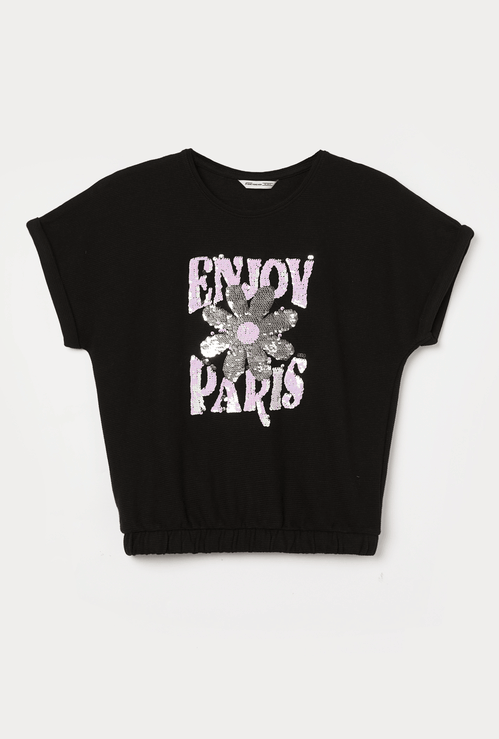 FAME FOREVER Girls Embellished T-shirt