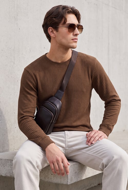 BOSSINI Textured Sweatshirt