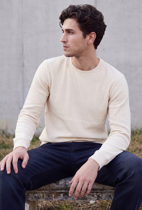 BOSSINI Ribbed Sweatshirt