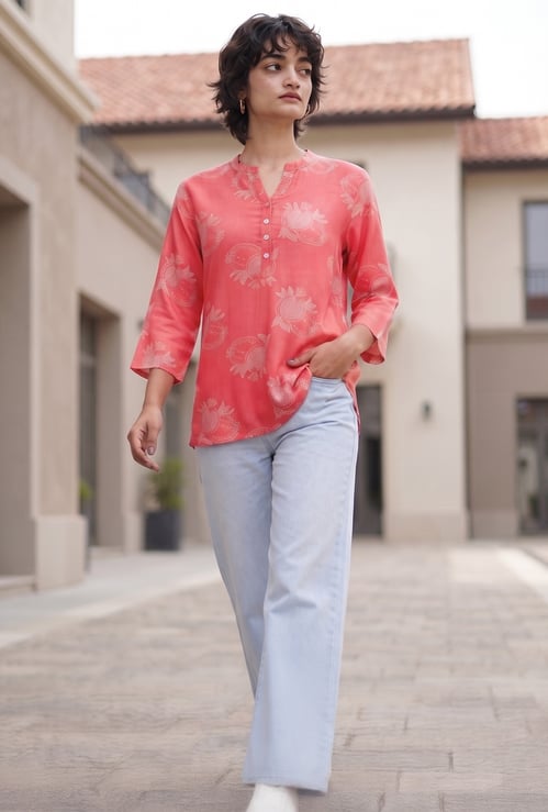 MELANGE Ethnic Motif Straight Kurti