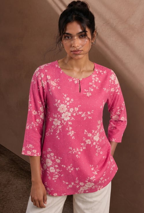 MELANGE Floral Print Kurti