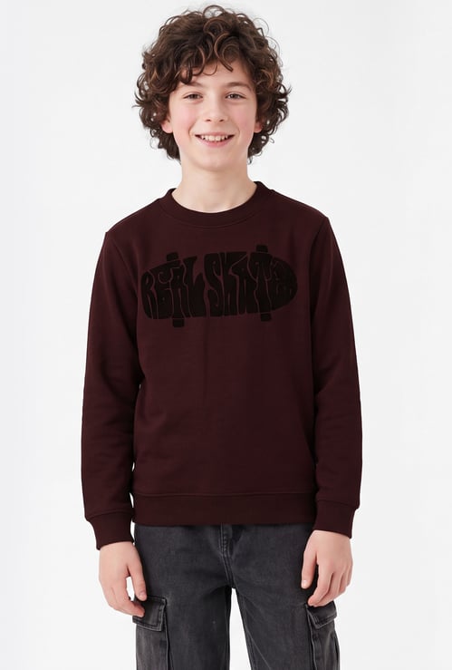 FAME FOREVER Boys Graphic Print Sweatshirt