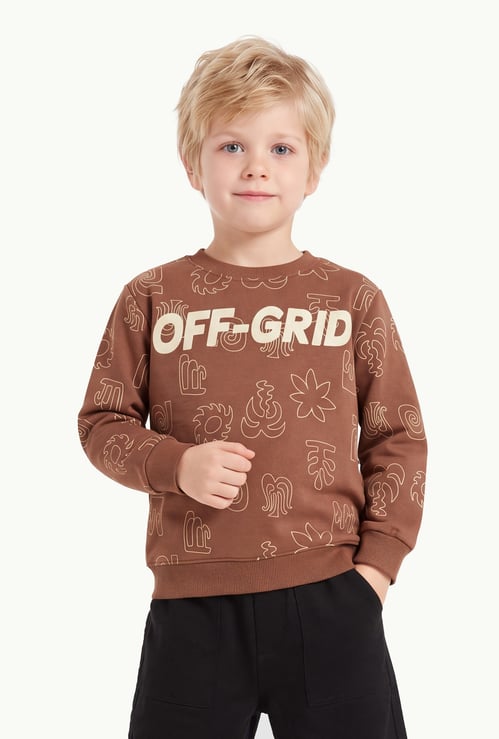 FAME FOREVER Boys Printed Sweatshirt