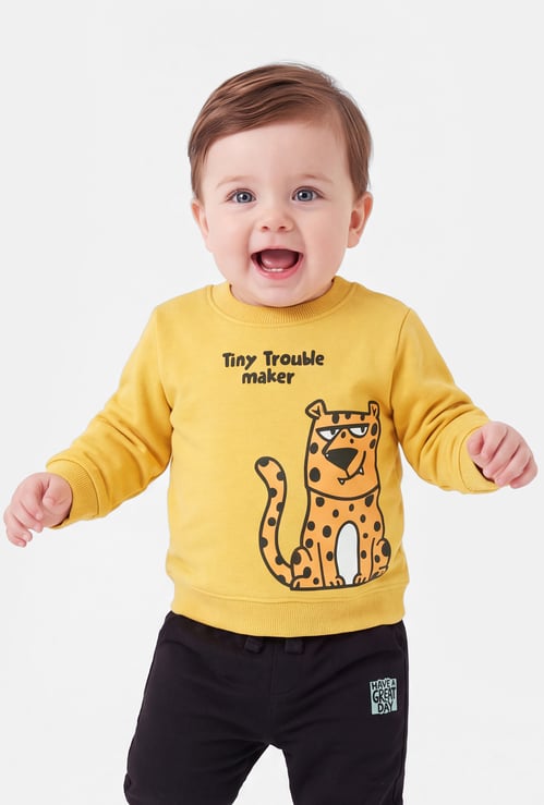 FAME FOREVER Boys Graphic Print Sweatshirt