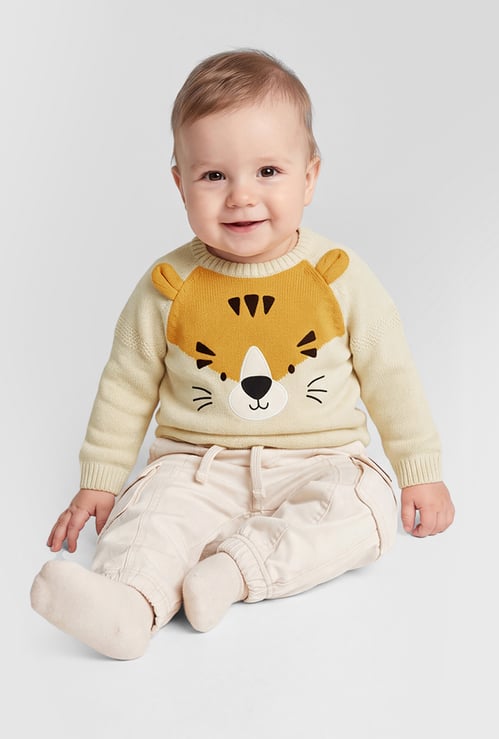 FAME FOREVER Boys Applique Sweater
