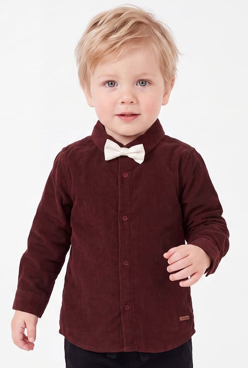FAME FOREVER Boys Solid Shirt with Bow