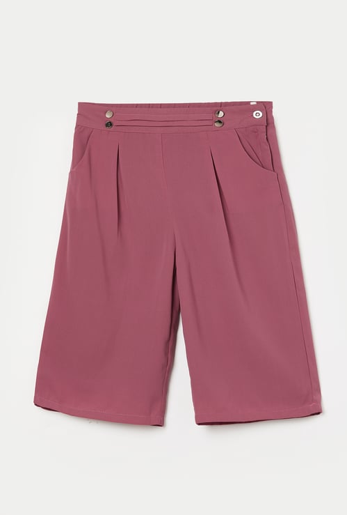 PEPPERMINT Girls Solid Culottes
