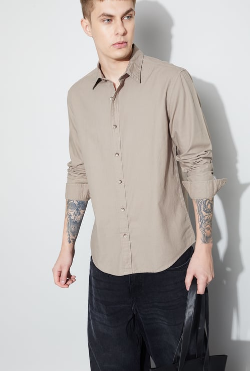 FORCA Solid Smart Fit Shirt