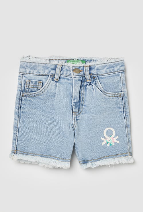 UNITED COLORS OF BENETTON Girls Denim Shorts