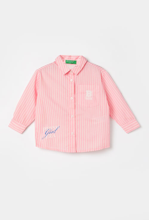 UNITED COLORS OF BENETTON Girls Striped Shirt