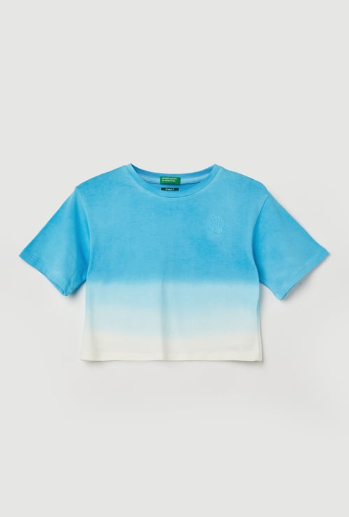 UNITED COLORS OF BENETTON Girls Ombre T-shirt