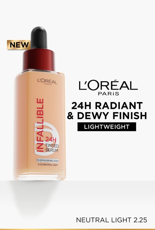 L'OREAL PARIS Infallible 24H Tinted Foundation Serum - Neutral Light - 30ml