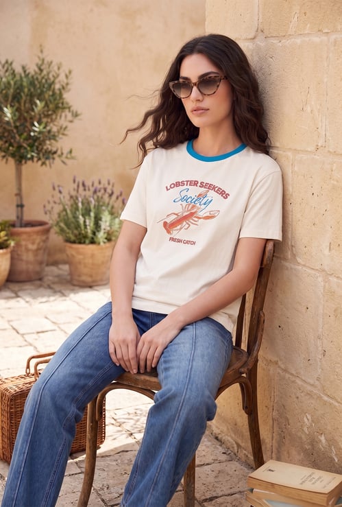 FAME FOREVER Printed T-shirt
