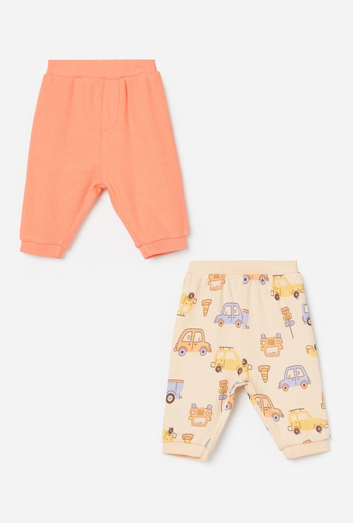 FS MINI KLUB Boys Assorted Joggers - Pack of 2