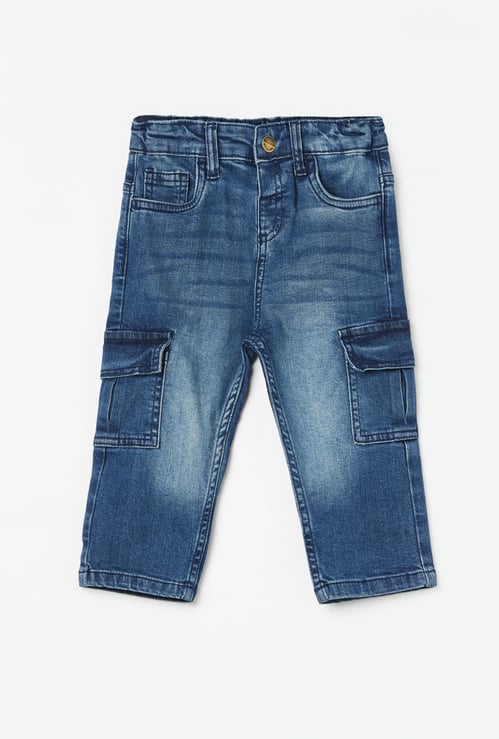 FS MINI KLUB Boys Mid Wash Regular Fit Jeans
